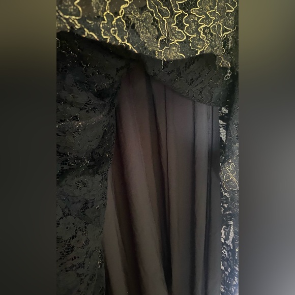 Black and Gold lace Eloquii dress, NWT, sz 22 - Picture 8 of 11